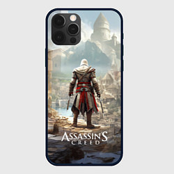 Чехол для iPhone 12 Pro Max Assassins creed старинный город, цвет: 3D-черный