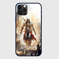 Чехол для iPhone 12 Pro Max Assassins creed старый город, цвет: 3D-черный