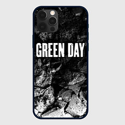 Чехол для iPhone 12 Pro Max Green Day black graphite, цвет: 3D-черный