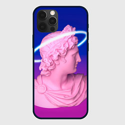 Чехол для iPhone 12 Pro Max Vaporwave neon, цвет: 3D-черный