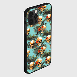 Чехол для iPhone 12 Pro Max Черепа и море, цвет: 3D-черный — фото 2