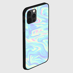 Чехол для iPhone 12 Pro Max Жидкая абстракция, цвет: 3D-черный — фото 2