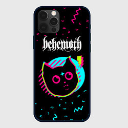 Чехол для iPhone 12 Pro Max Behemoth - rock star cat, цвет: 3D-черный