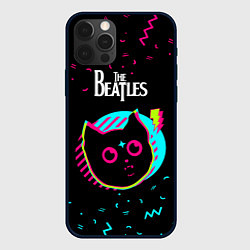 Чехол для iPhone 12 Pro Max The Beatles - rock star cat, цвет: 3D-черный