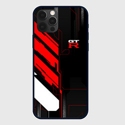 Чехол для iPhone 12 Pro Max Nissan GTR - Cyber, цвет: 3D-черный