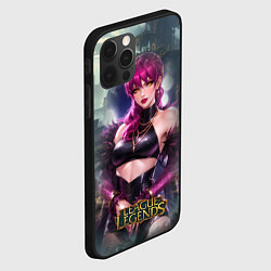 Чехол для iPhone 12 Pro Max League Of Legends Akali Kda, цвет: 3D-черный — фото 2