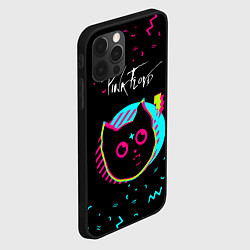Чехол для iPhone 12 Pro Max Pink Floyd - rock star cat, цвет: 3D-черный — фото 2