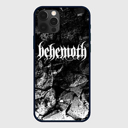 Чехол для iPhone 12 Pro Max Behemoth black graphite, цвет: 3D-черный