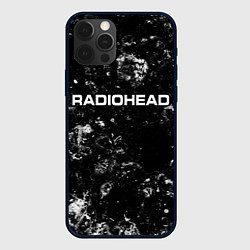 Чехол для iPhone 12 Pro Max Radiohead black ice, цвет: 3D-черный