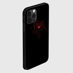 Чехол для iPhone 12 Pro Max Взгляд Макимы человек бензопила, цвет: 3D-черный — фото 2