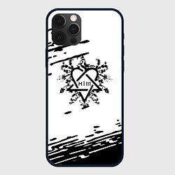 Чехол для iPhone 12 Pro Max Him метал, цвет: 3D-черный