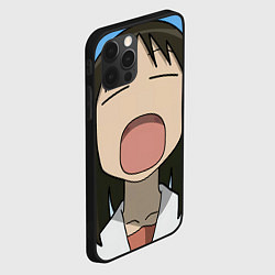 Чехол для iPhone 12 Pro Max Azumanga Daioh Аюму Касуга зевает, цвет: 3D-черный — фото 2