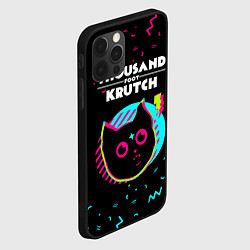 Чехол для iPhone 12 Pro Max Thousand Foot Krutch - rock star cat, цвет: 3D-черный — фото 2