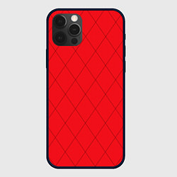 Чехол для iPhone 12 Pro Max Алый арлекин, цвет: 3D-черный
