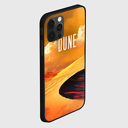 Чехол для iPhone 12 Pro Max Dune - sands, цвет: 3D-черный — фото 2