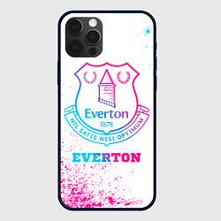 Чехол для iPhone 12 Pro Max Everton neon gradient style, цвет: 3D-черный