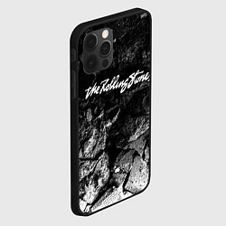 Чехол для iPhone 12 Pro Max Rolling Stones black graphite, цвет: 3D-черный — фото 2