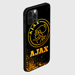 Чехол для iPhone 12 Pro Max Ajax - gold gradient, цвет: 3D-черный — фото 2