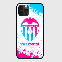 Чехол для iPhone 12 Pro Max Valencia neon gradient style, цвет: 3D-черный