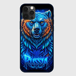 Чехол для iPhone 12 Pro Max Ледяной русский медведь, цвет: 3D-черный