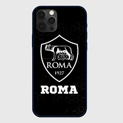 Чехол для iPhone 12 Pro Max Roma sport на темном фоне, цвет: 3D-черный