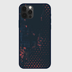 Чехол для iPhone 12 Pro Max Брызги краски на стену, цвет: 3D-черный