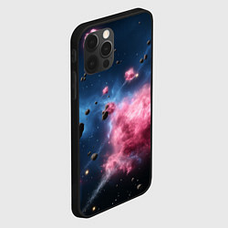 Чехол для iPhone 12 Pro Max Абстрактные вселенная космос, цвет: 3D-черный — фото 2