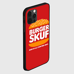 Чехол для iPhone 12 Pro Max Burger skuf, цвет: 3D-черный — фото 2