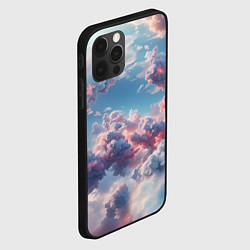 Чехол для iPhone 12 Pro Max Сказочные облака патерн, цвет: 3D-черный — фото 2