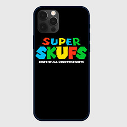 Чехол для iPhone 12 Pro Max Super skufs, цвет: 3D-черный