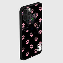 Чехол для iPhone 12 Pro Max Little kitty, цвет: 3D-черный — фото 2