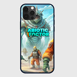 Чехол iPhone 12 Pro Max Abiotic Factor монстры снаружи