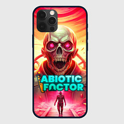 Чехол для iPhone 12 Pro Max Abiotic Factor монстр с черепом, цвет: 3D-черный