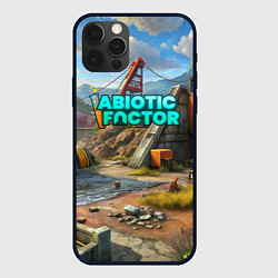 Чехол для iPhone 12 Pro Max Abiotic Factor атомный мир, цвет: 3D-черный