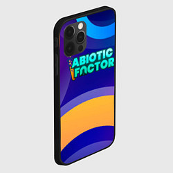 Чехол для iPhone 12 Pro Max Abiotic Factor цветные круги и лого, цвет: 3D-черный — фото 2