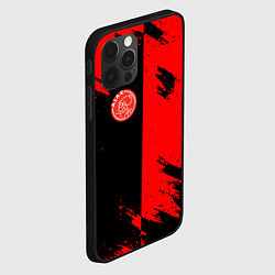 Чехол для iPhone 12 Pro Max Ajax sport color red, цвет: 3D-черный — фото 2