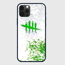 Чехол для iPhone 12 Pro Max Dead by daylight краски, цвет: 3D-черный