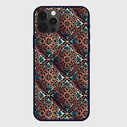 Чехол для iPhone 12 Pro Max Паттерн luxury узоры, цвет: 3D-черный