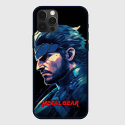 Чехол для iPhone 12 Pro Max Веном Снейк Metal gear game, цвет: 3D-черный