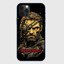 Чехол для iPhone 12 Pro Max Venom Snake Metal gear game, цвет: 3D-черный