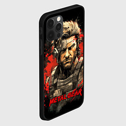 Чехол для iPhone 12 Pro Max Venom Snake Metal gear game, цвет: 3D-черный — фото 2