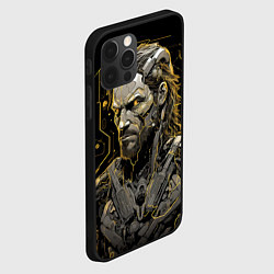 Чехол для iPhone 12 Pro Max Venom Snake cyber Metal gear game, цвет: 3D-черный — фото 2