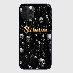 Чехол для iPhone 12 Pro Max Sabaton - rock, цвет: 3D-черный