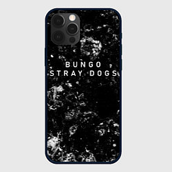 Чехол для iPhone 12 Pro Max Bungo Stray Dogs black ice, цвет: 3D-черный