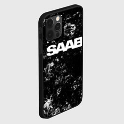 Чехол для iPhone 12 Pro Max Saab black ice, цвет: 3D-черный — фото 2