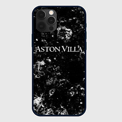 Чехол для iPhone 12 Pro Max Aston Villa black ice, цвет: 3D-черный