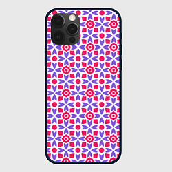 Чехол для iPhone 12 Pro Max Потрясающий узор батик, цвет: 3D-черный