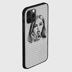 Чехол для iPhone 12 Pro Max Меган Фокс, цвет: 3D-черный — фото 2