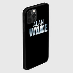 Чехол для iPhone 12 Pro Max Алан Вейк лого, цвет: 3D-черный — фото 2