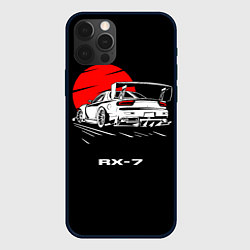 Чехол для iPhone 12 Pro Max Mazda RX-7, цвет: 3D-черный